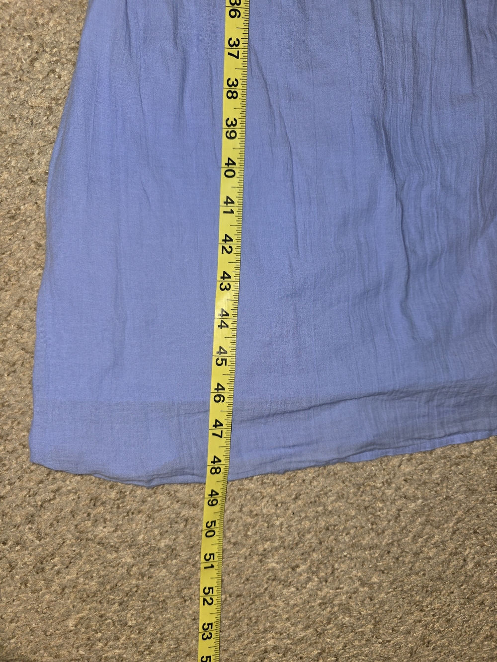 aerie Light Blue Sleeveless Midi Dress with Side Bows Size Small - Picture 7 of 7